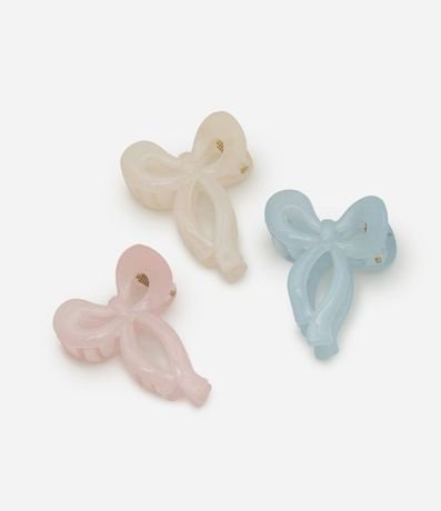 Kit 03 Pinzas Infantil en Formato de Lazo – Talle U