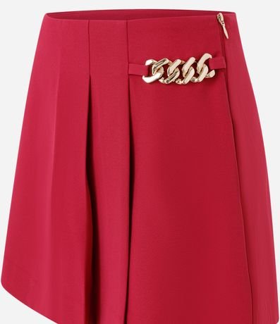 Short Pollera Sastre con Cadena Metálica 2