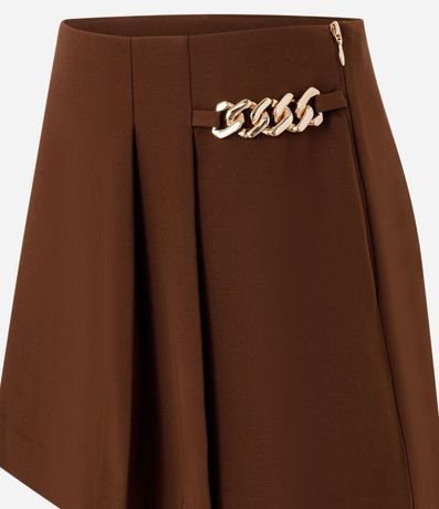 Short Pollera Sastre con Cadena Metálica 2