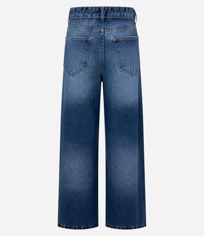 Pantalón Wide Leg en Jeans con Cintura Virado 2