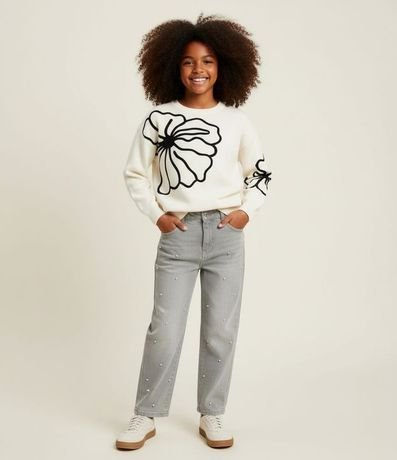 Pantalón Infantil Recto en Jeans – Talle 5 a 14 años 2