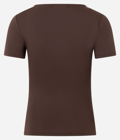 Blusa Regular en Poliamida con Escote Bote 3