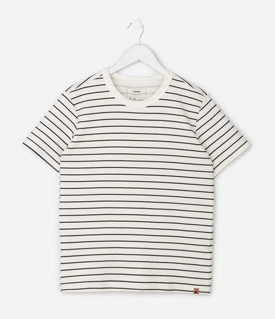 Remera Infantil Rayas en Relieve – Talle 5 a 14 años
