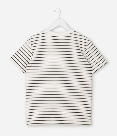 Remera Infantil Rayas en Relieve – Talle 5 a 14 años 2