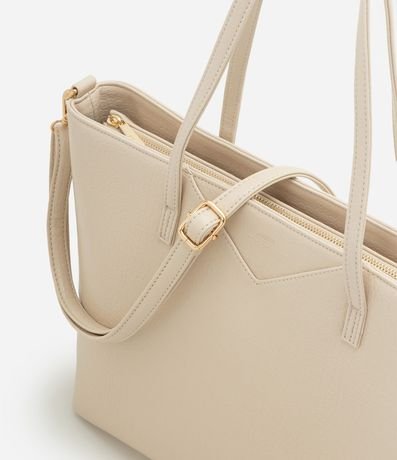 Cartera Shopper Grande con Asa Larga y Textura Crocco 5