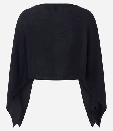Blusa Capa Over con Textura Slub 6