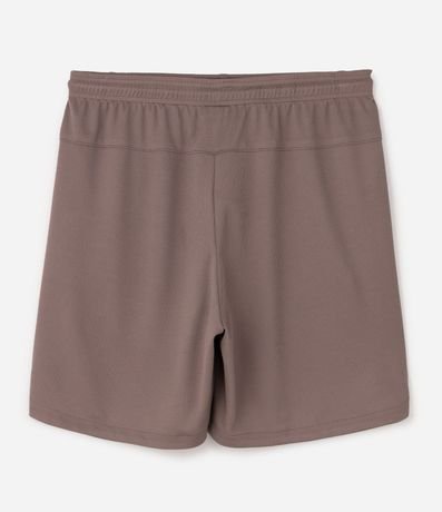 Bermuda Deportiva Texturizada con Cintura Elástica y Bolsillos con Cremallera 3