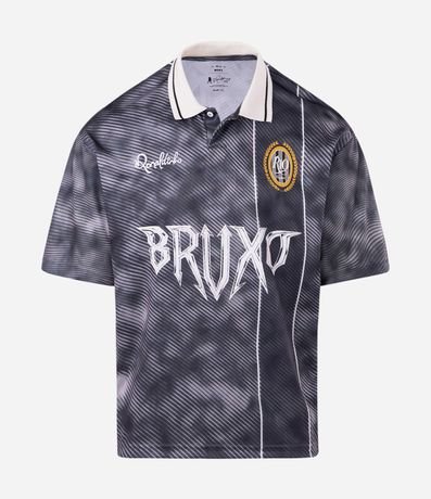 Remera Boxy en Jacquard con Estampa de Ronaldinho Bruxo 5