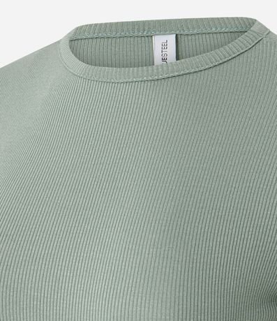 Blusa Manga Corta con Cuello Redondo 3