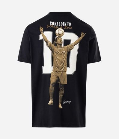 Remera Comfort con Estampa de Ronaldinho O Mago da Bola 6