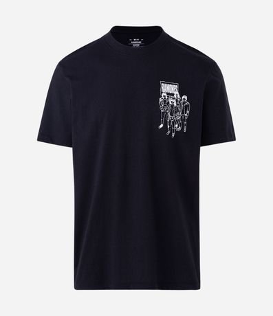 Remera Manga corta Ramones Rockaway Beach 5