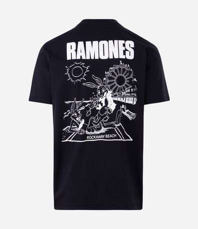Remera Manga corta Ramones Rockaway Beach 6