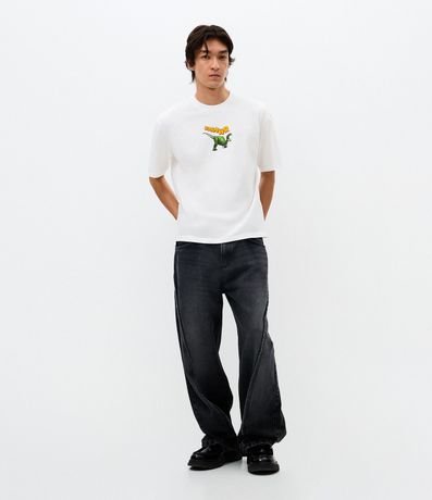 Remera Comfort con Estampa de Toy Story Dino 2