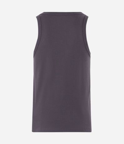 Musculosa Regular Básica en Rib de Algodón 6
