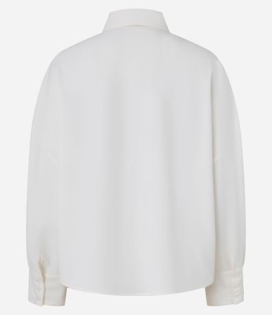 Camisa Oversize con Bolsillo Lateral 6