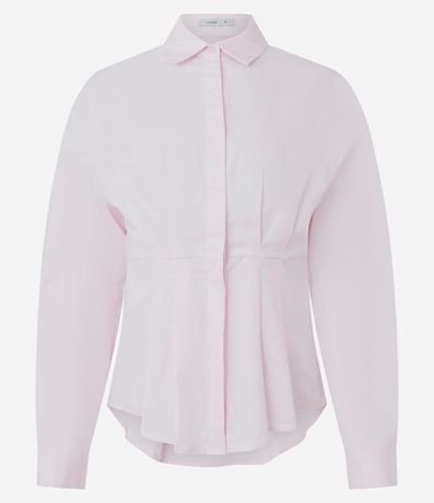 Camisa en Algodón con Pliegues y Botones 6