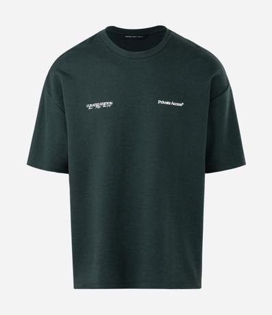 Remera Oversized en Algodón con Lettering Paris Tokyo New York 5