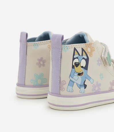 Championes Infantil Abotinado con Estampa de Bluey Floral – Talle 20 a 27 2
