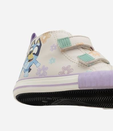 Championes Infantil Abotinado con Estampa de Bluey Floral – Talle 20 a 27 4