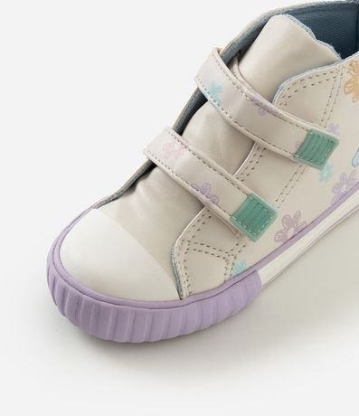 Championes Infantil Abotinado con Estampa de Bluey Floral – Talle 20 a 27 5