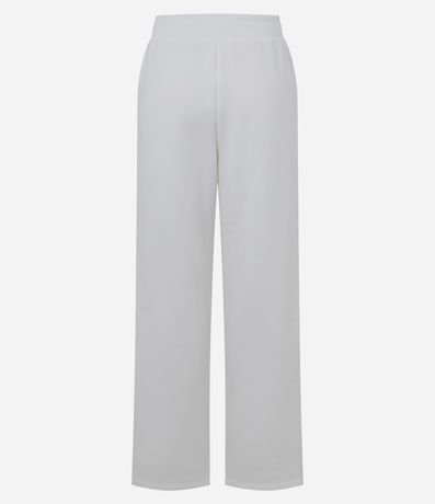 Pantalón Wide Leg en Algodón con Friso Delantero 2