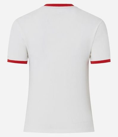 Remera New T-shirt con Estampa de Mickey y Detalles Contrastantes 7