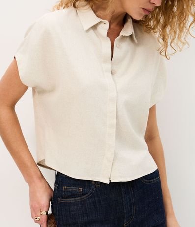 Blusa en Viscolino con Cuello y Sin Sisa 5