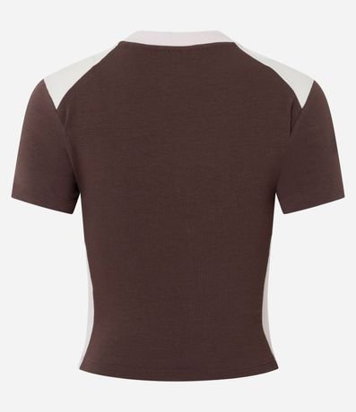 Remera en Algodón con Estampa College y Lettering Get Off 6