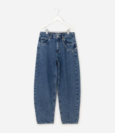 Pantalón Balloon Infantil en Jeans con Cadena – Talle 5 a 16 años 2