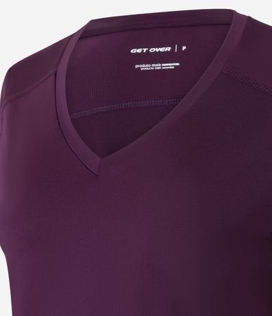Remera Deportiva en Microfibra Agujerada con Bajo Mullet 2