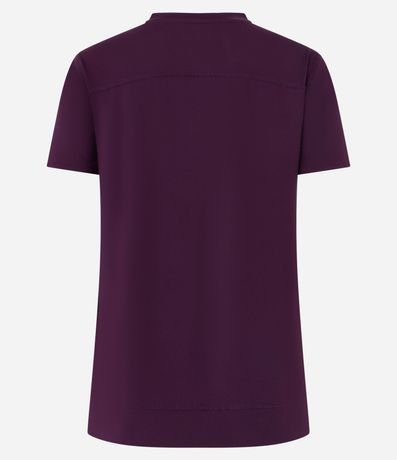 Remera Deportiva en Microfibra Agujerada con Bajo Mullet 3