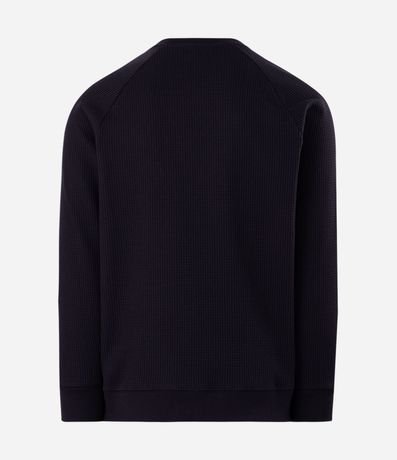 Buzo Masculino Waffle en Algodón con Cuello Redondo 2