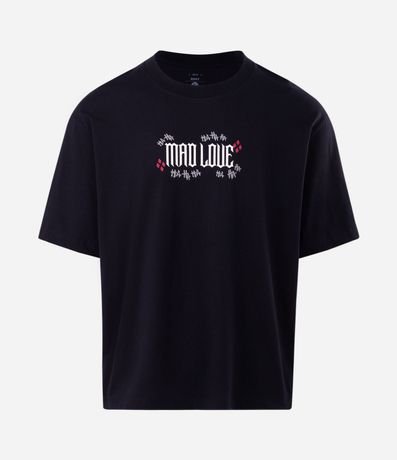 Remera Boxy en Algodón con Estampado Coringa Love Is a Crime 4