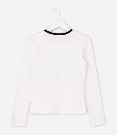Remera Baby Look Infantil con Estrella Aplicada – Talle 5 a 14 años 2