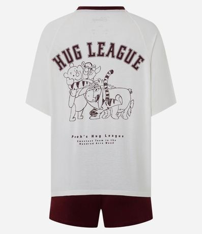 Pijama corto en Viscolycra con Estampa College Winnie The Pooh 9