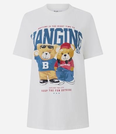 Remera Estampada con Ositos en Algodón 5