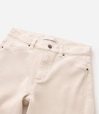 Pantalón Wide Infantil en Sarga Cotelê con Ruedo Ajustable – Talle 5 a 16 años 5