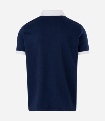Polo Manga Corta Algodón Escudo Texturizado 2