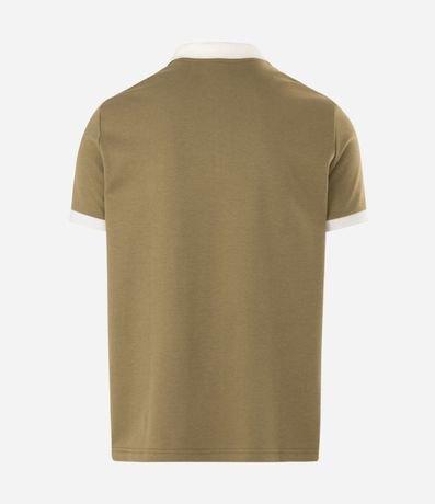 Polo Manga Corta Algodón Escudo Texturizado 5