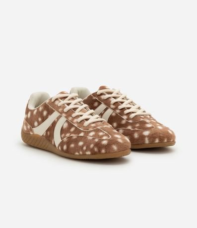 Championes Texturizado con Estampa Animal Print 3