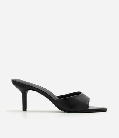 Sandalia Mule en PU con Punta de Hoja 2