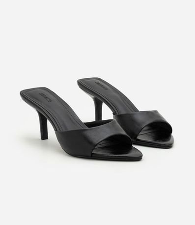 Sandalia Mule en PU con Punta de Hoja 3
