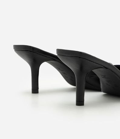 Sandalia Mule en PU con Punta de Hoja 4