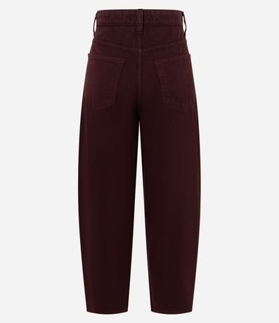 Pantalón Carrot en Sarga con Cintura Alta 7