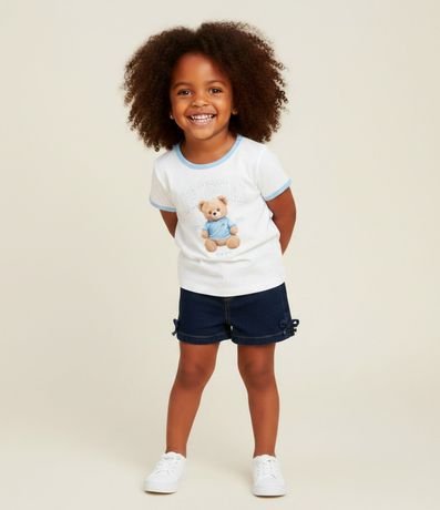 Remera Infantil Oso Uruguay - Talle 1 a 6 años