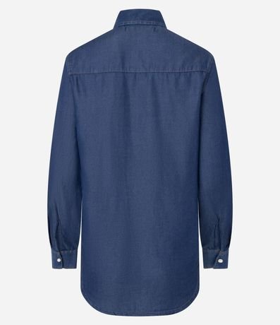 Camisa Western en Liocel con Bolsillos Delanteros 6