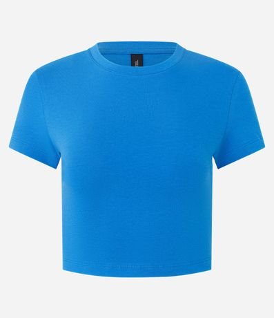 Blusa Cropped Manga Corta en Cotton 3