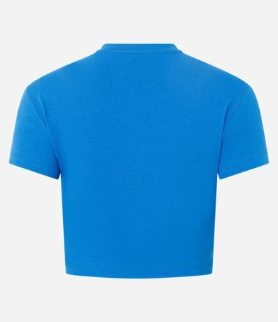 Blusa Cropped Manga Corta en Cotton 4