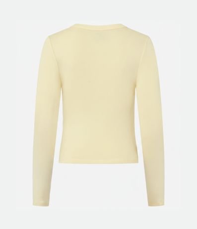 Blusa en Rib con Cuello Redondo 2