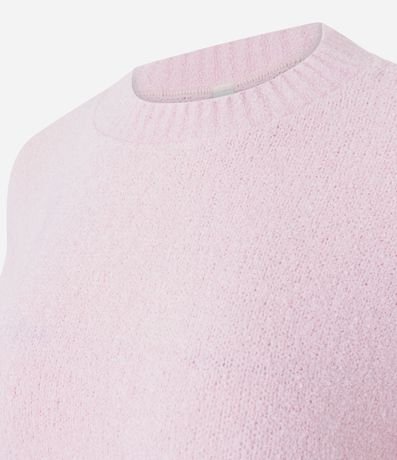 Buzo en Punto Mousse Liso con Bajo Ondulada 6